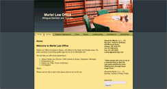 Desktop Screenshot of martel-law.com